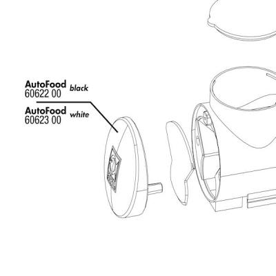 JBL AutoFood WHITE Endkappe